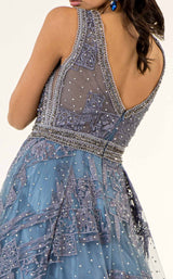 4 of 4 GLS by Gloria GL1919 Dress Smoky-Blue