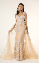 1 of 15 GLS by Gloria GL1920 Dress Champagne