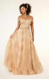 2 of 8 GLS by Gloria GL1922 Dress Champagne