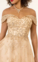 6 of 8 GLS by Gloria GL1922 Dress Champagne