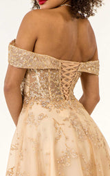 8 of 8 GLS by Gloria GL1922 Dress Champagne