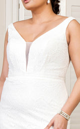 3 of 4 Elizabeth K GL1940 Dress Off-White