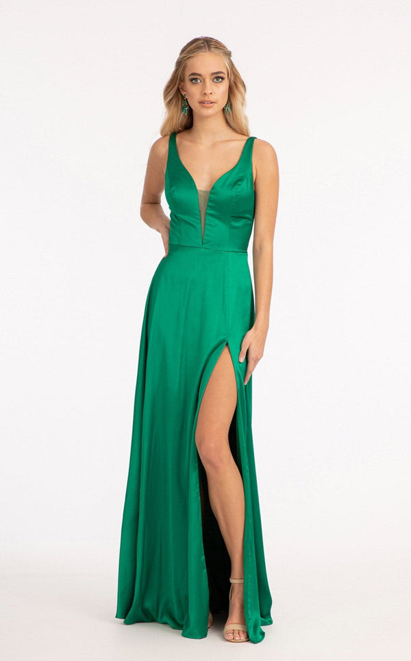 Elizabeth K GL1992 Dress Emerald-Green