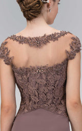 4 of 4 Elizabeth K GL2001 Dress Light-Brown-Brown