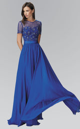 2 of 6 Elizabeth K GL2042 Dress Royal-Blue