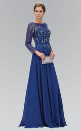 2 of 6 Elizabeth K GL2057 Dress Royal-Blue
