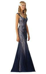 1 of 2 Elizabeth K GL2090 Dress Navy