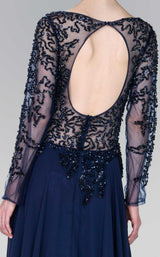 9 of 9 Elizabeth K GL2096 Dress Navy