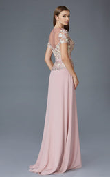 2 of 3 Elizabeth K GL2100 Dress Dark-Rose