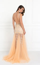 3 of 3 Elizabeth K GL2153 Dress Nude
