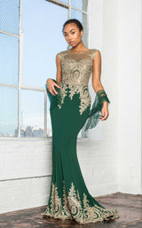 1 of 4 Elizabeth K GL2166 Dress Green