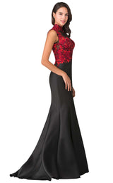 1 of 8 Elizabeth K GL2226 Dress Black