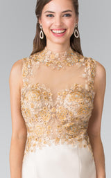 6 of 8 Elizabeth K GL2226 Dress Champagne