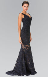 2 of 8 Elizabeth K GL2249 Dress Navy