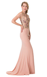 1 of 8 Elizabeth K GL2270 Dress Blush