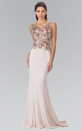 2 of 8 Elizabeth K GL2270 Dress Champagne
