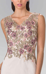 6 of 8 Elizabeth K GL2270 Dress Champagne