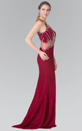 3 of 8 Elizabeth K GL2275 Dress Burgundy
