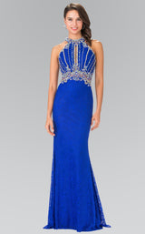 2 of 8 Elizabeth K GL2275 Dress Royal-Blue