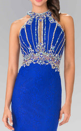 6 of 8 Elizabeth K GL2275 Dress Royal-Blue