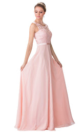 1 of 14 Elizabeth K GL2364 Dress Blush