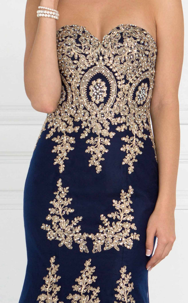 Elizabeth K GL2428 Dress Navy