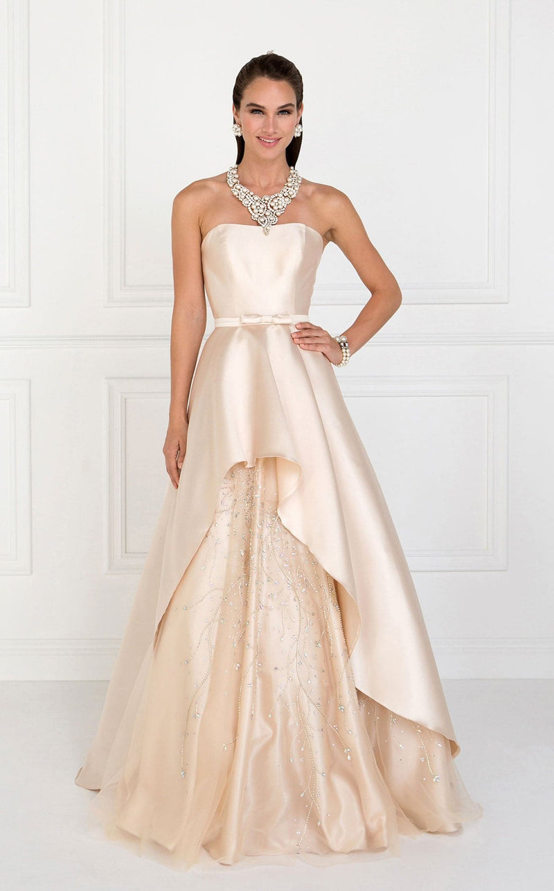 Elizabeth K GL2429 Dress Champagne