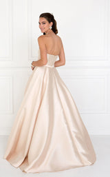 2 of 3 Elizabeth K GL2429 Dress Champagne