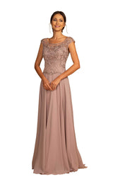 1 of 4 Elizabeth K GL2523 Dress Mauve