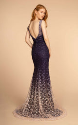 2 of 4 GLS by Gloria GL2556 Dress Navy-Purple