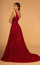 3 of 8 GLS by Gloria GL2566 Dress Burgundy