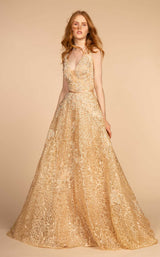 2 of 8 GLS by Gloria GL2566 Dress Dark-Champagne