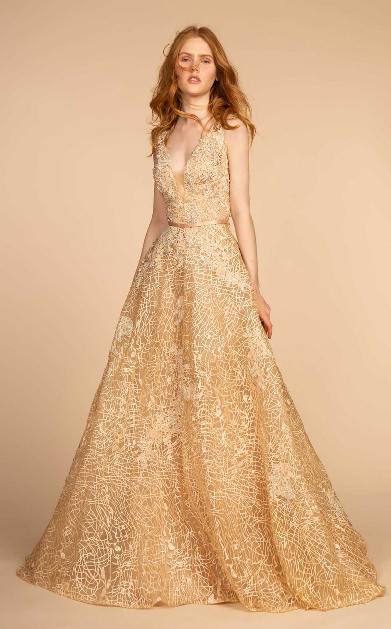 GLS by Gloria GL2566 Dress Dark-Champagne