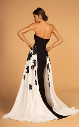 2 of 4 Elizabeth K GL2582 Dress Black-White