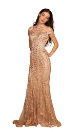 1 of 4 Elizabeth K GL2585 Dress Rose-Gold