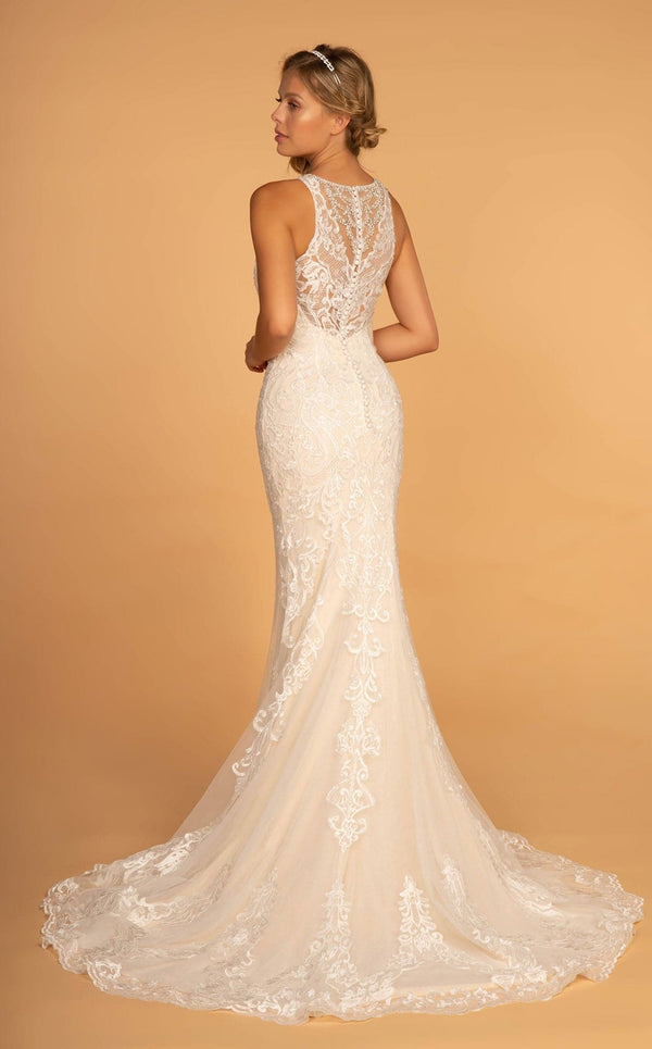 GLS by Gloria GL2597 Dress Ivory-Champagne