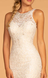 3 of 4 GLS by Gloria GL2597 Dress Ivory-Champagne