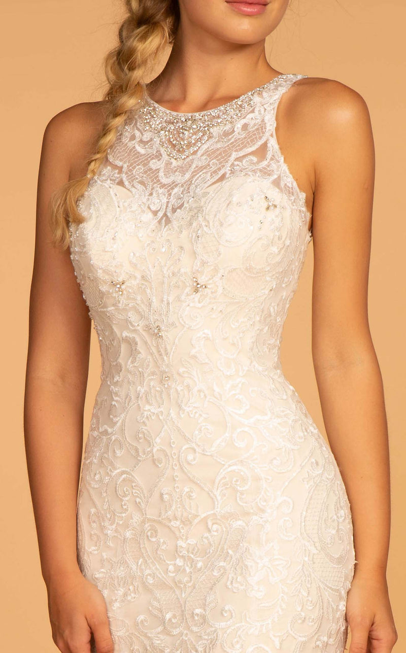 GLS by Gloria GL2597 Dress Ivory-Champagne