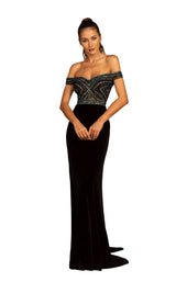 1 of 4 Elizabeth K GL2628 Dress Black