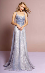 1 of 3 GLS by Gloria GL2638 Dress Blue