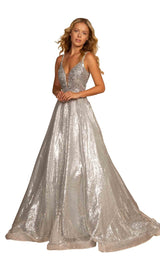 1 of 2 Elizabeth K GL2652 Dress Silver