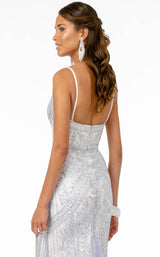 8 of 8 Elizabeth K GL2679 Dress Silver