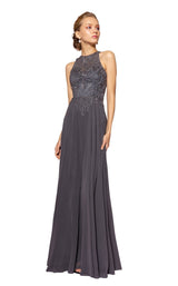 1 of 8 Elizabeth K GL2680 Dress Charcoal