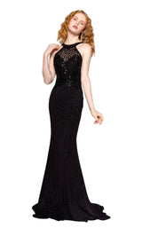 1 of 4 Elizabeth K GL2695 Dress Black