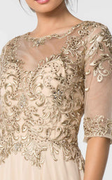 9 of 14 Elizabeth K GL2812 Dress Champagne