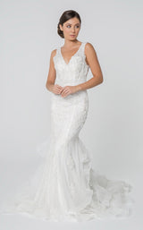 1 of 4 GLS by Gloria GL2814 Dress Ivory