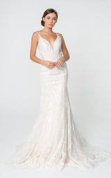 1 of 2 GLS by Gloria GL2820 Dress Ivory-Cream