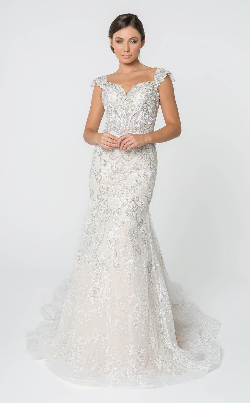 GLS by Gloria GL2822 Prom Dress - Ivory/Champagne | NewYorkDress GLS by Gloria GL2822 Prom Dress - Ivory/Champagne | NewYorkDress