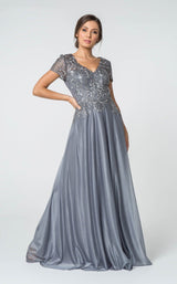 2 of 6 GLS by Gloria GL2829 Dress Silver