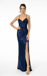 3 of 8 Elizabeth K GL2919 Dress Navy
